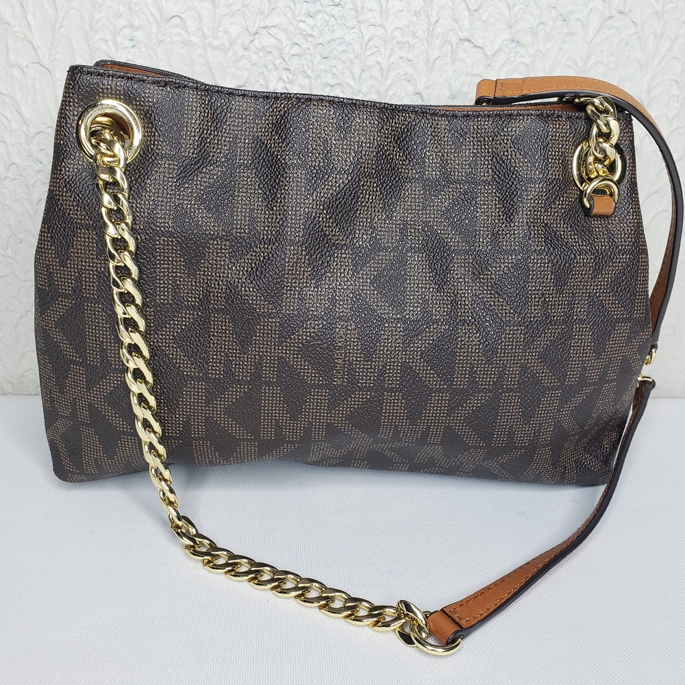 Michael Kors Brown Shoulder Bag - Picture 4 of 11